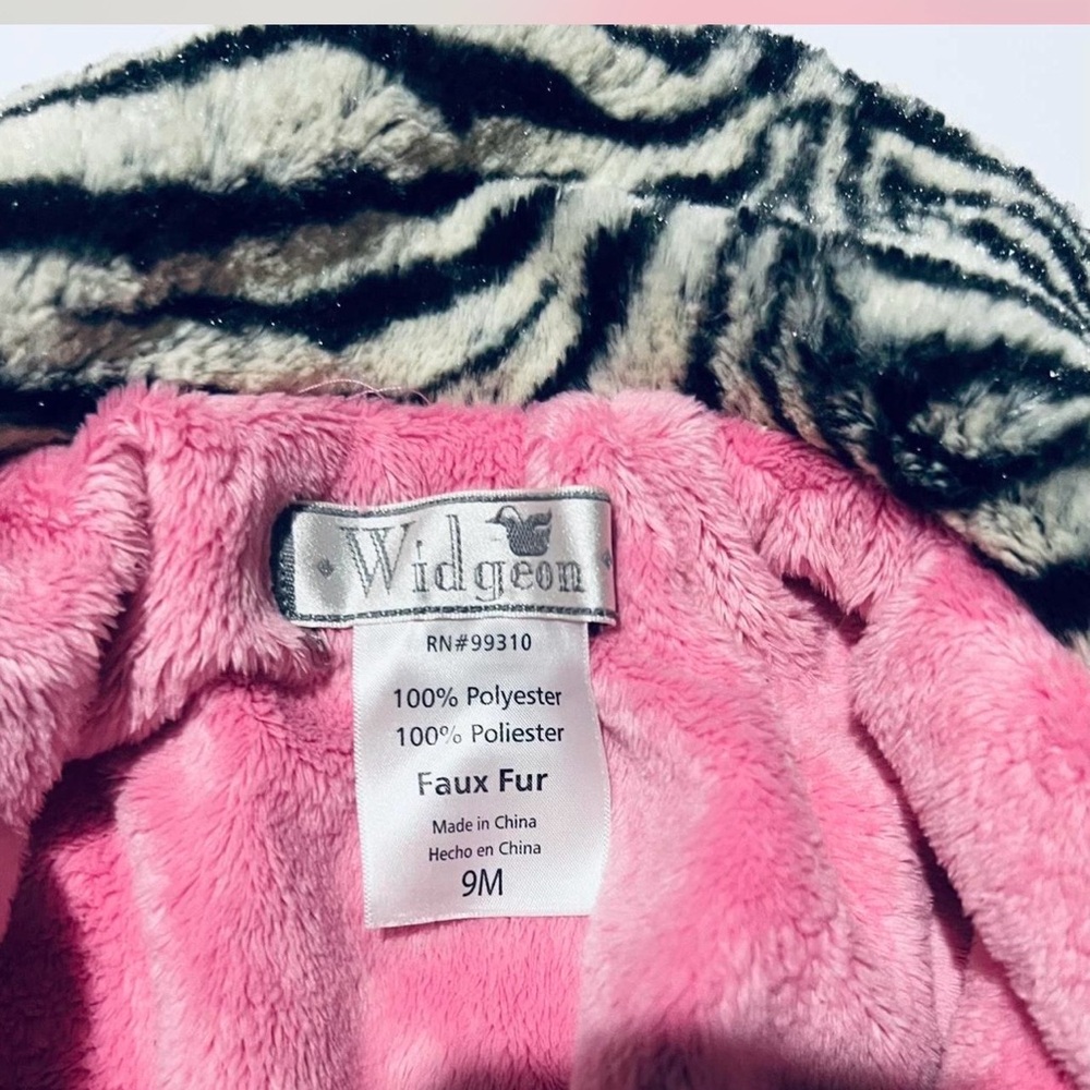 Babis 10-12 months Set of 2 Jacket coat Red / Leopard - Picture 3 of 5